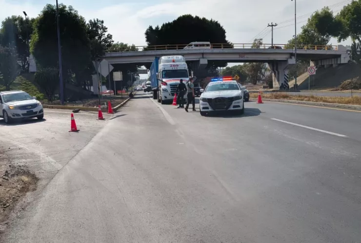 Choque paraliza la autopista Tlaxcala-Apizaco hoy jueves: Fuerte congestión vial