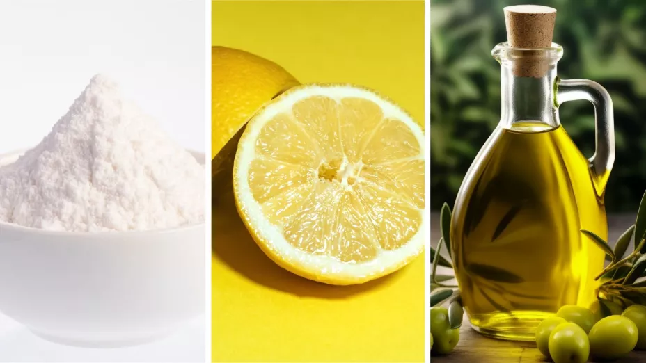 El bicarbonato, el limón y el aceite de oliva son también fundamentales para combinar con el romero.