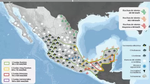 Clima en México hoy 12 de diciembre de 2023