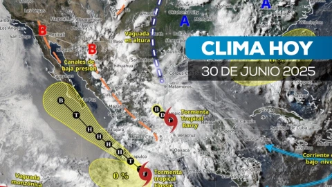Lluvias en México por Flossie y Barry