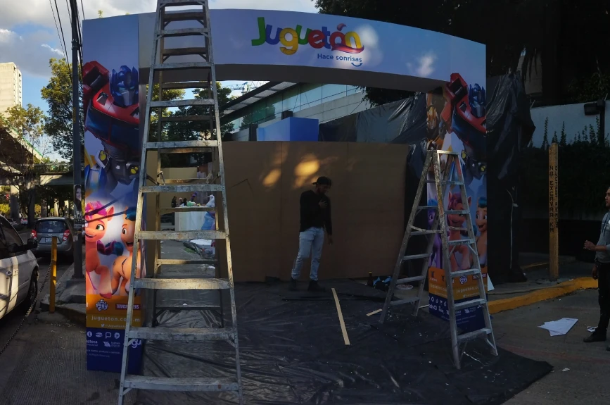 El contenedor de la edición 28 del Juguetón Azteca ya está listo para tu visita.