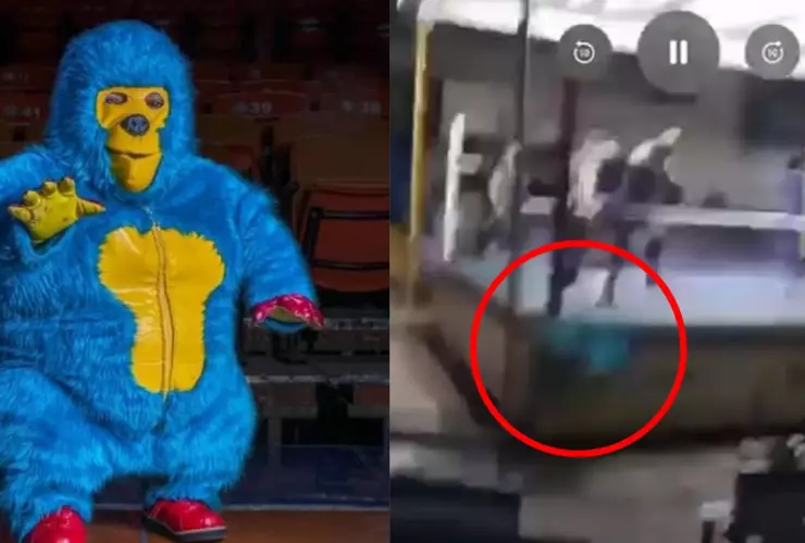 Kemonito sufre aparatosa caída en Durango