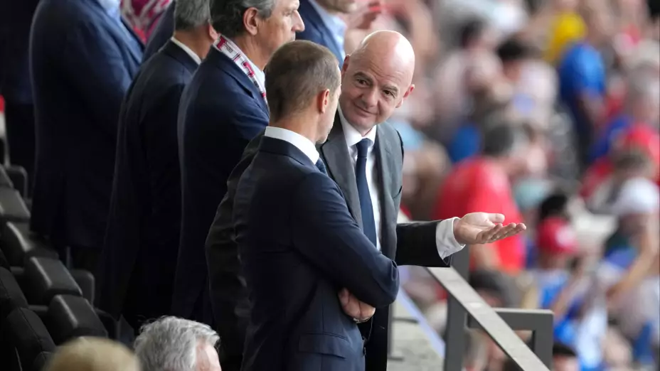 Gianni Infantino FIFA Ceferin UEFA 2024