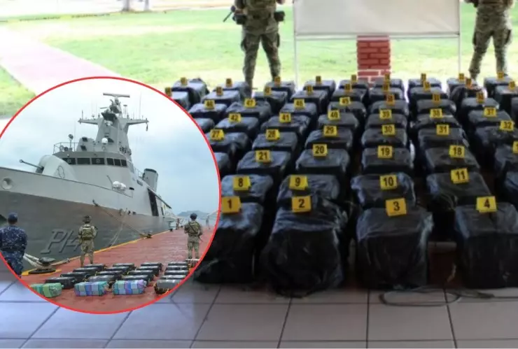 ¿Cuáles son los países que incautaron más cocaína en 2023 y en qué lugar está México?