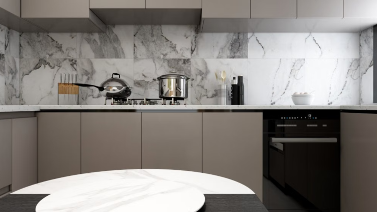 ¿Qué hacer con el espacio entre la barra de la cocina y el horno de microondas? 5 ideas para hacer un organizador