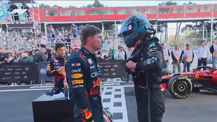 Max Verstappen George Russell