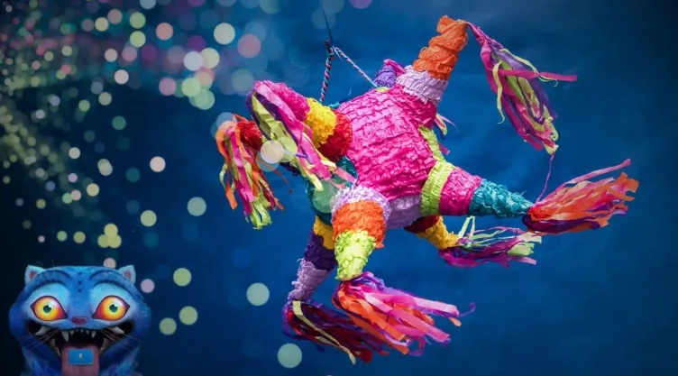 Ideas DIY 5 diseños fáciles de piñatas de Derpy Tiger de Las Guerreras K-Pop para hacer en casa.jpg