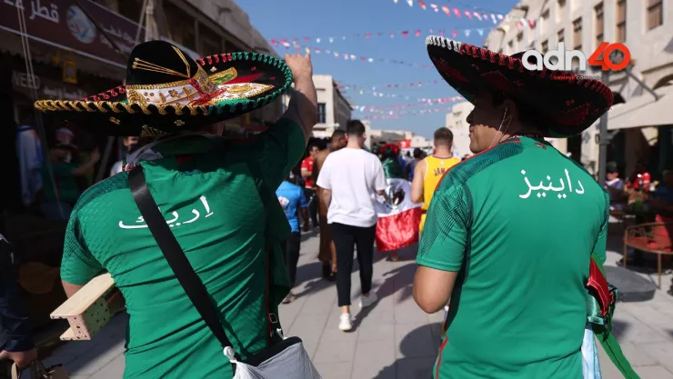 Afición mexicana en el Mundial Qatar 2022