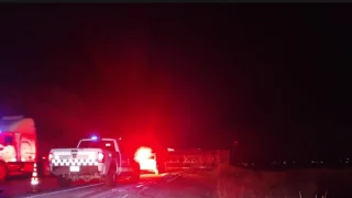 auto volcó en carretera Amozoc-Perote hoy 13 de noviembre de 2025