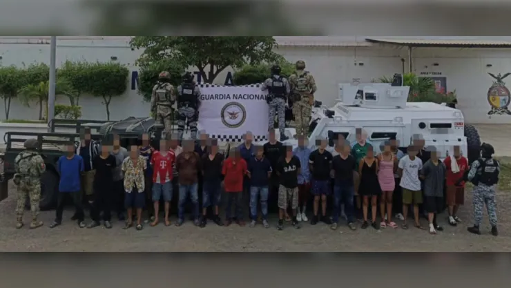 Capturan a 28 personas con arsenal en El Roble, Mazatlán