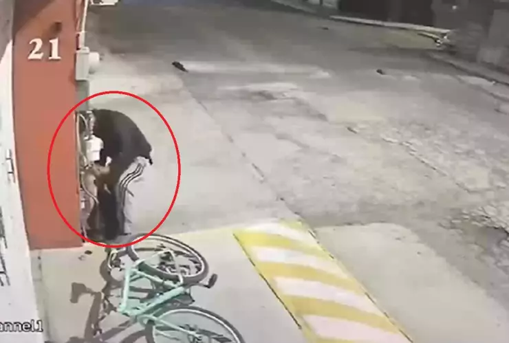 robo de tubos de gas en Santa Cruz Buenavista