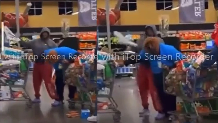 Empleada de supermercado recibe golpiza por ladrones