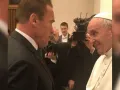 famosos con el papa francisco