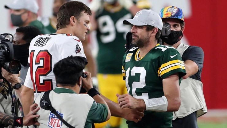 Tom Brady y Aaron Rodgers