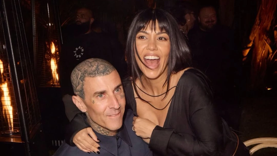 Travis Barker y Kourtney Kardashian