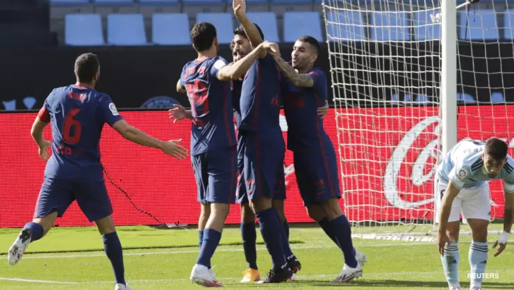 Luis Suárez vuelve anotar en el triunfo del Atlético de Madrid