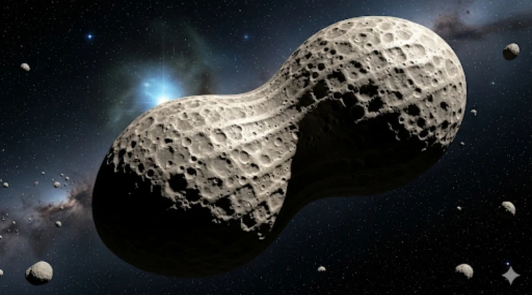 Nuevas imágenes de 1997 QK1 (asteroide con forma de cacahuate) revelan su estructura y órbita cerca de la Tierra