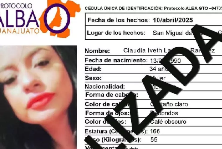 localizan sin vida a Claudia Iveth, desaparecida en San Miguel de Allende