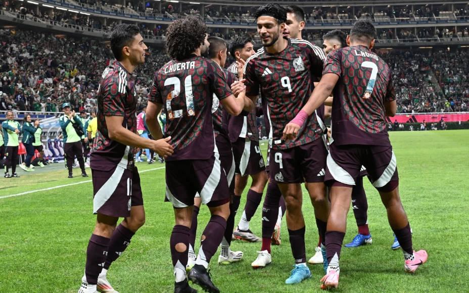 Jugadores de la Selección Mexicana