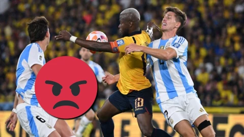 Jugador de Argentina explota tras caer ante Ecuador y esto dijo