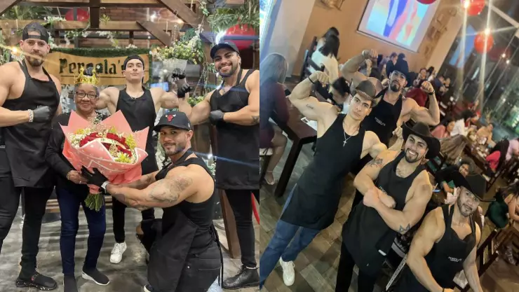 ¡Innovador concepto! Taquería tiene a los meseros más atractivos y se hace viral (VIDEO)