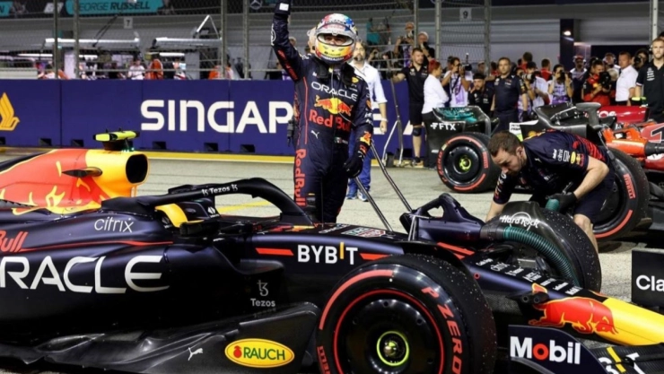 Checo Pérez Gran Premio Singapur