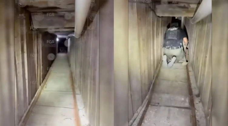 Hallan narcotúnel en Tijuana, Baja California