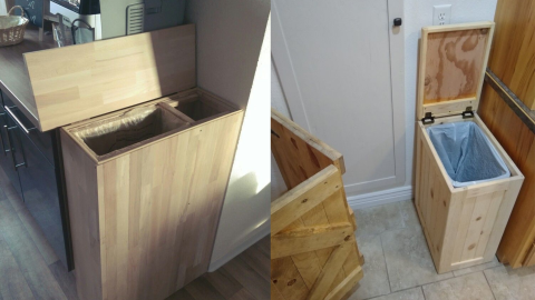 Reemplazar bote de basura baño