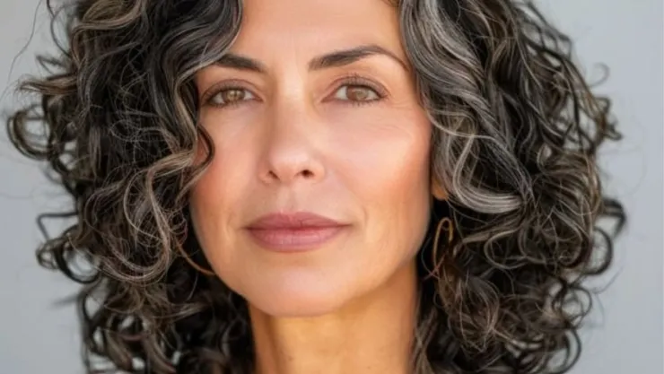 3 cortes ideales para disimular las canas si tienes el cabello rizado