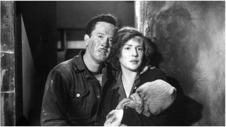 Aparece el actor Pedro Infante con Blanca Estela Pavón en la película ‘Nosotros los Pobres’.