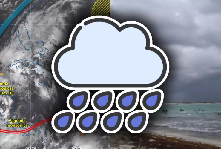 Seguirán las lluvias por la onda tropical 33 en Cancún HOY: ¿Cuál es el pronóstico del clima este 18 de septiembre de 2025?