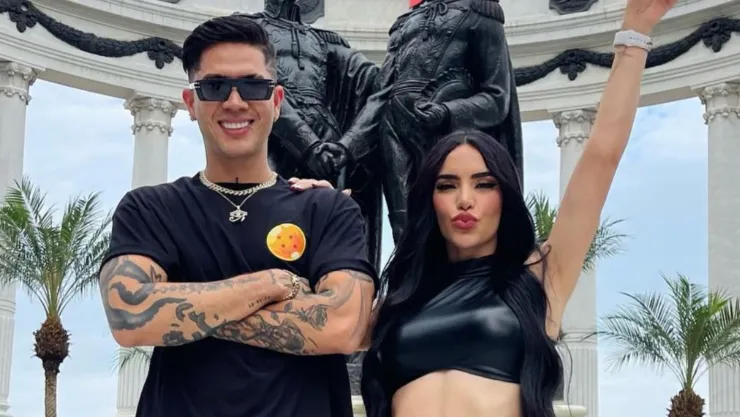 Kimberly Loaiza y Juan de Dios Pantoja