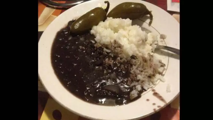 Arroz con frijoles