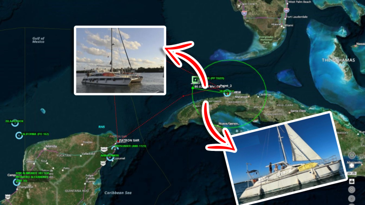 Hallan cerca de Cuba a catamaranes perdidos que salieron de Isla Mujeres; este es el estado de la tripulación.webp