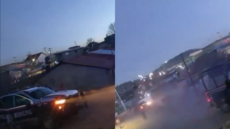 Patrulla choca en Guachochi