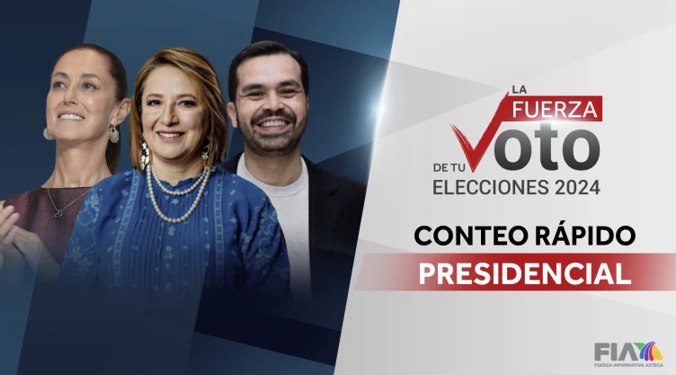 Resultados del conteo rápido de las elecciones presidenciales 2024