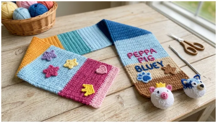 Bluey y peppa pig