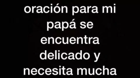 papa de atleta de exatlon se encuentra delicado de salud