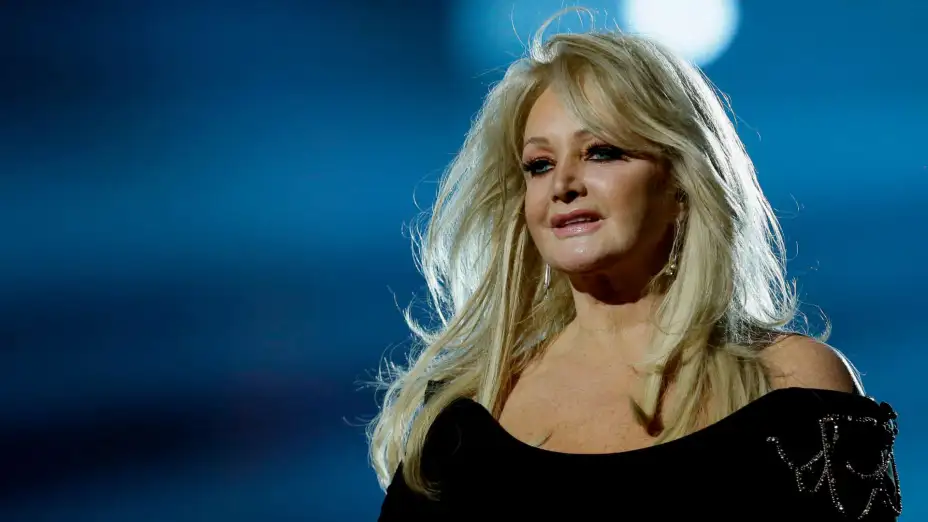 Bonnie Tyler en el Festival de la Canción de Eurovisión 2013, en Suecia.