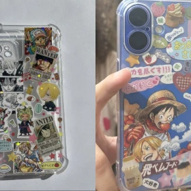 4 plantillas de stickers de One Piece para decorar la funda de tu celular