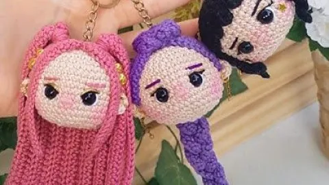 Descubre cómo hacer a las Guerreras K-Pop paso a paso con crochet