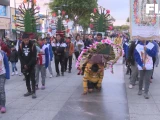 peregrinos visitan la basílica de Guadalupe