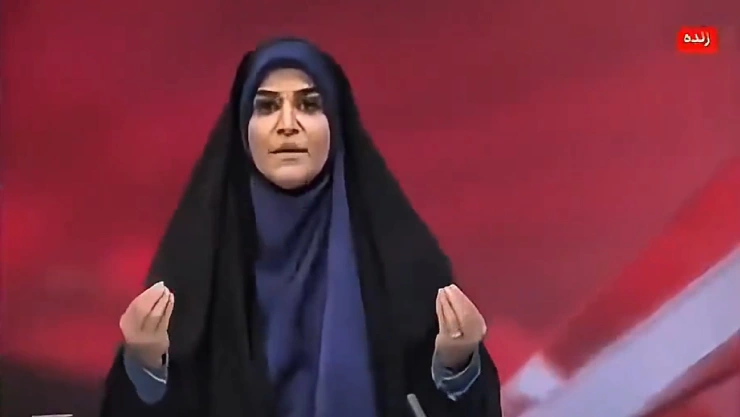Conductora iraní huye tras bombardeo de Israel.jpg
