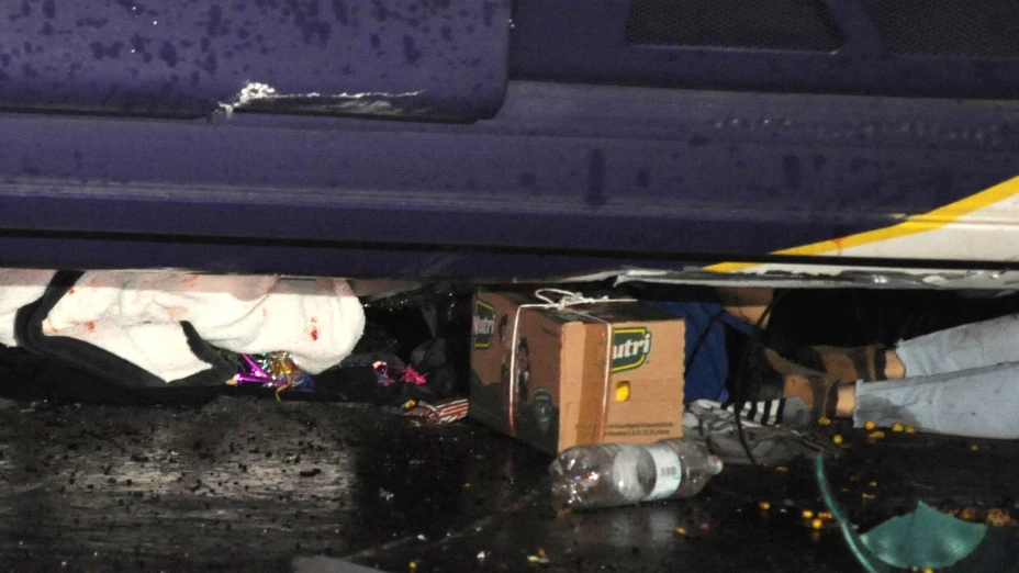 Accidente de autobús en la México-Toluca.