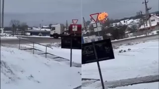 Avión ruso se estrella