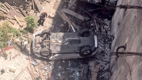 VIDEO: Así se vio caída de auto en Las Águilas donde murió menor