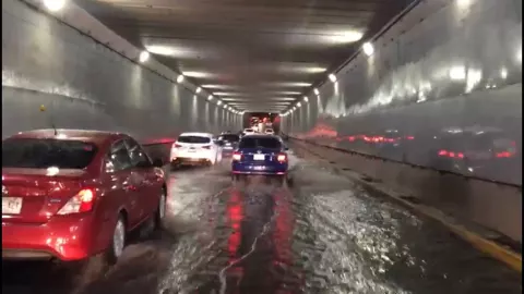 Lluvia madrugada noche encharcamientos 2