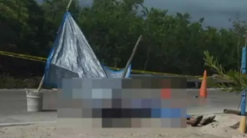 hallan cuerpo tirado a un costado de la carretera chabinhau