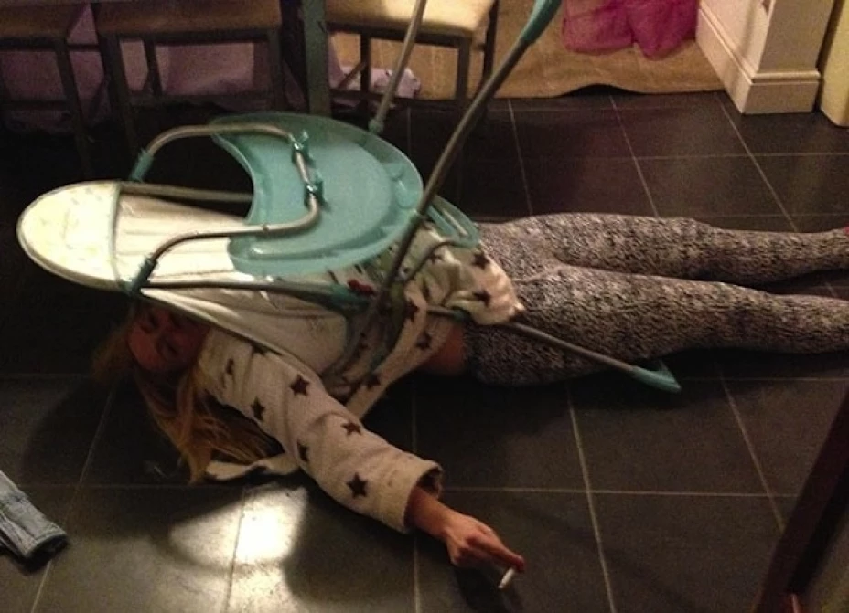 Serena Curtis en el bochornoso momento