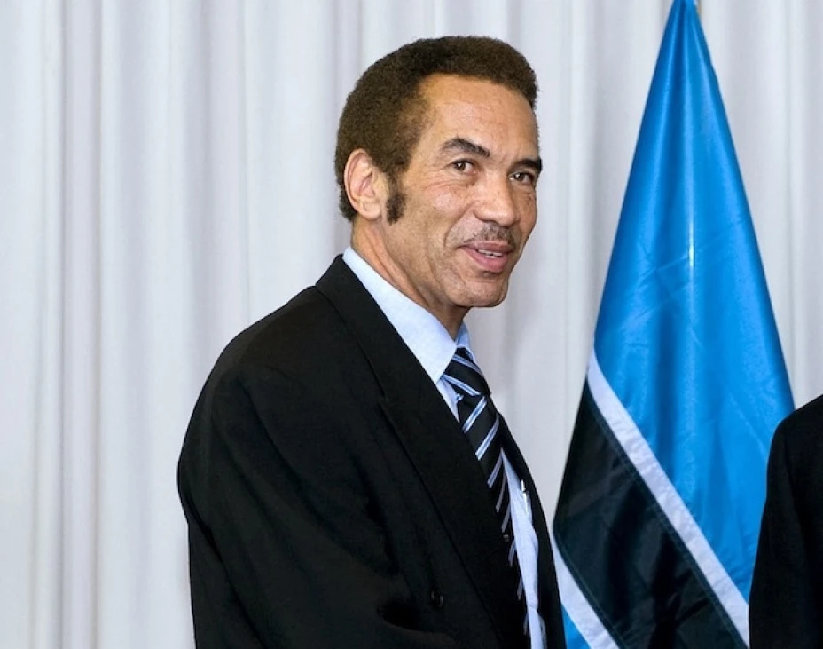 Ian Khama, presidente de Botswana
